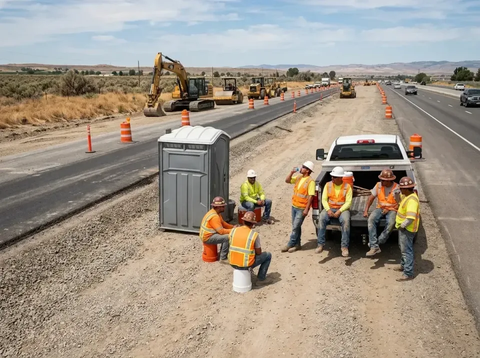 highway-road-construction-crew-007 — frequently asked questions, Porta Potty and Restroom Rentals in Grand Forks AFB, ND